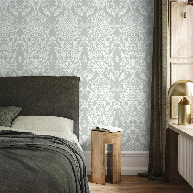 Elegant Damask Wallpaper Design