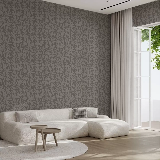 Fresh Leaves Wallpaper Design