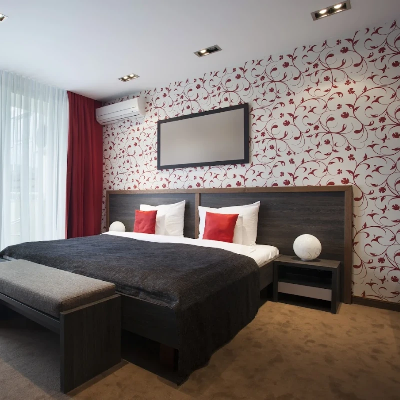 Unique bedroom wallpaper patterns Dubai